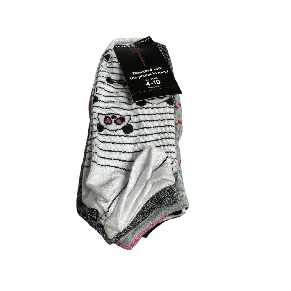 NOBO‎ no boundaries low cut ankle socks 10 pairs size 4-10